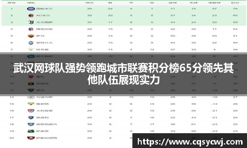 武汉网球队强势领跑城市联赛积分榜65分领先其他队伍展现实力